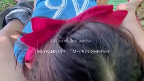 โม้กควย โดนจับเย็ด แตกในสด เย็ดในป่า เย็ดในธรรมชาติ